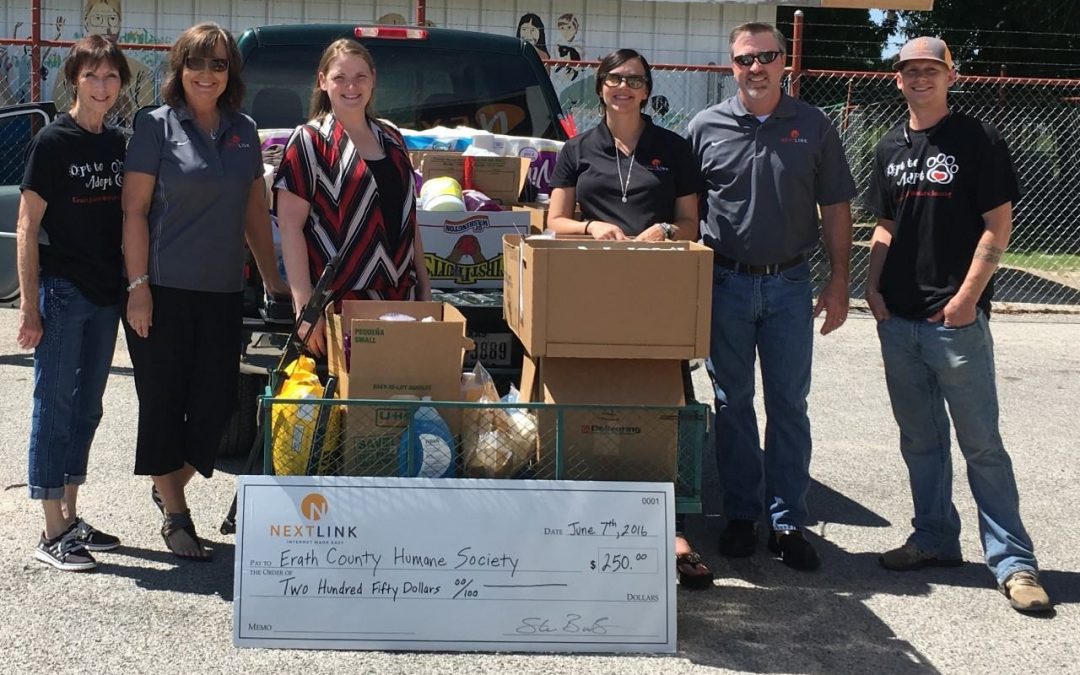 Giving Back To The Erath County Humane Society