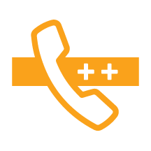 phone-with-two-plus-signs-icon