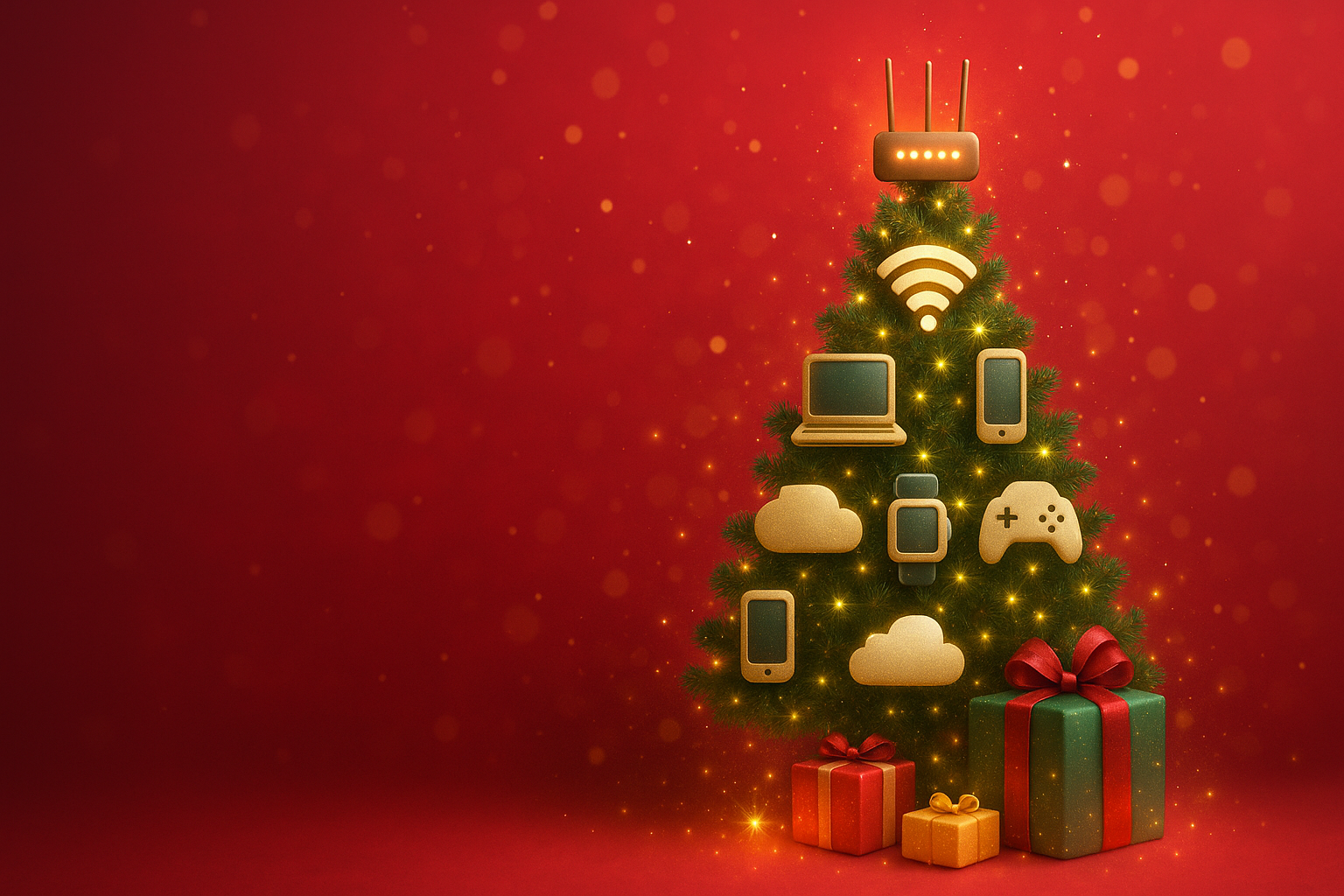 high tech christmas tree